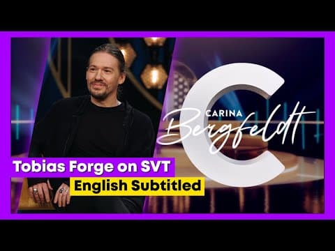 Tobias Forge en SVT